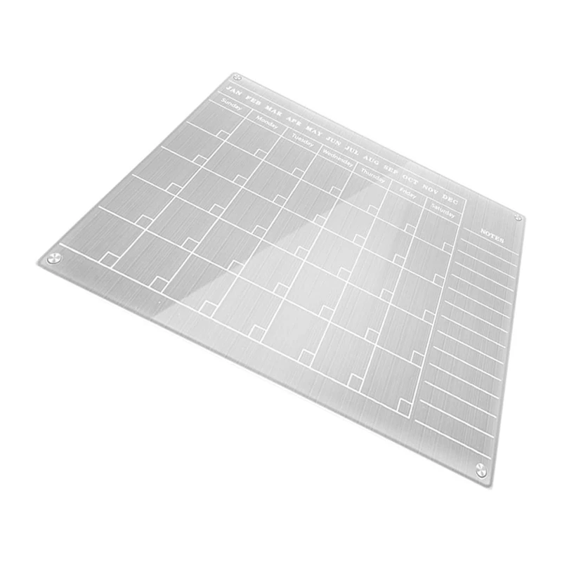 Enjoy New White Month Dry Fridge Refrigerator Board Message Planning Home Calendar Writing Kitchen Erase Erasable