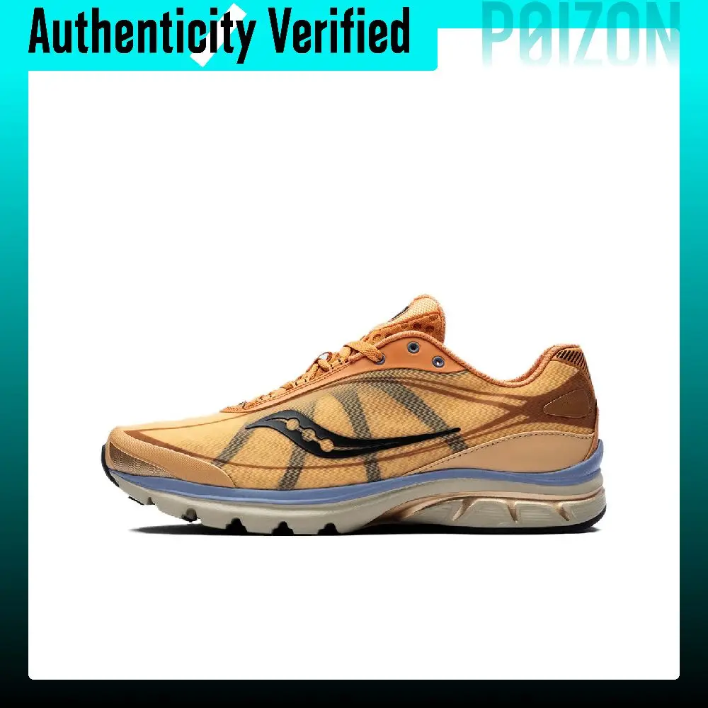 Saucony SlLO Comfortable Slip Resistant Abrasion Resistant Low top Running Shoes Unisex Orange Black S70917-1