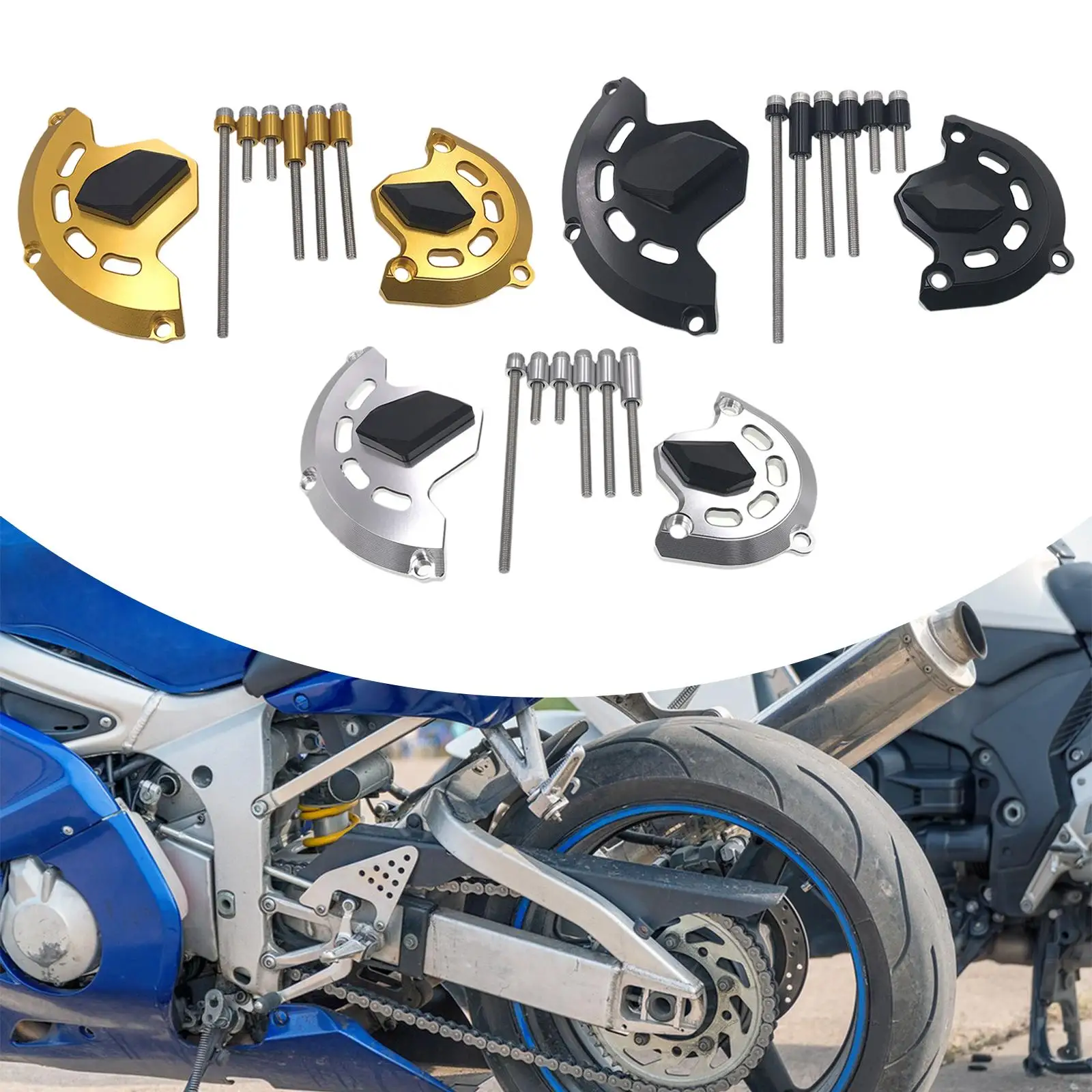 

Engine Case Stator Clutch Cover Compatible Accessory for Yamaha 2024+