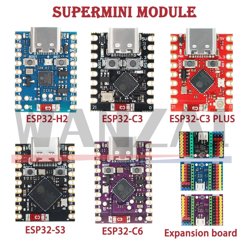 ESP32 SuperMini Development Board ESP32 C3/ESP32 S3/ESP32 C6/ESP32 H2 Development Board ESP32 Development Board WiFi Bluetooth