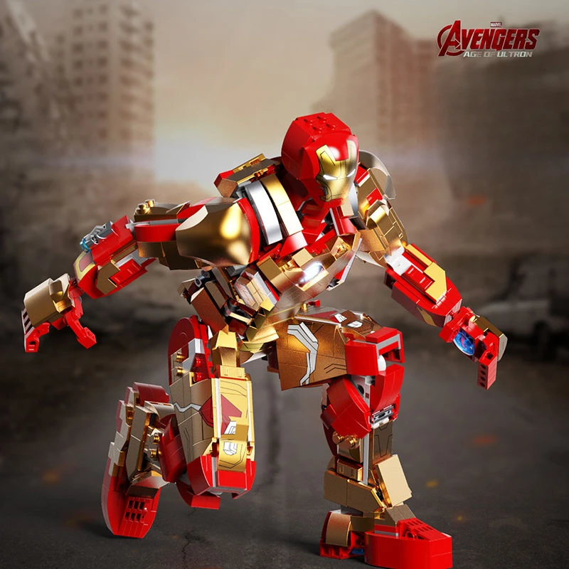 Nowy Marvel Avengers Iron Man minifigurki Mecha zmontowane klocki zabawki kreatywne zabawki edukacyjne ozdoby dla lalek prezenty