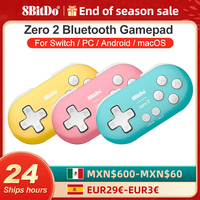 8BitDo Zero 2 Gamepads PC for Nintendo Switch Controller Gaming Controle Steam Windows 10 11 Android Raspberry Pi macOS Joystick