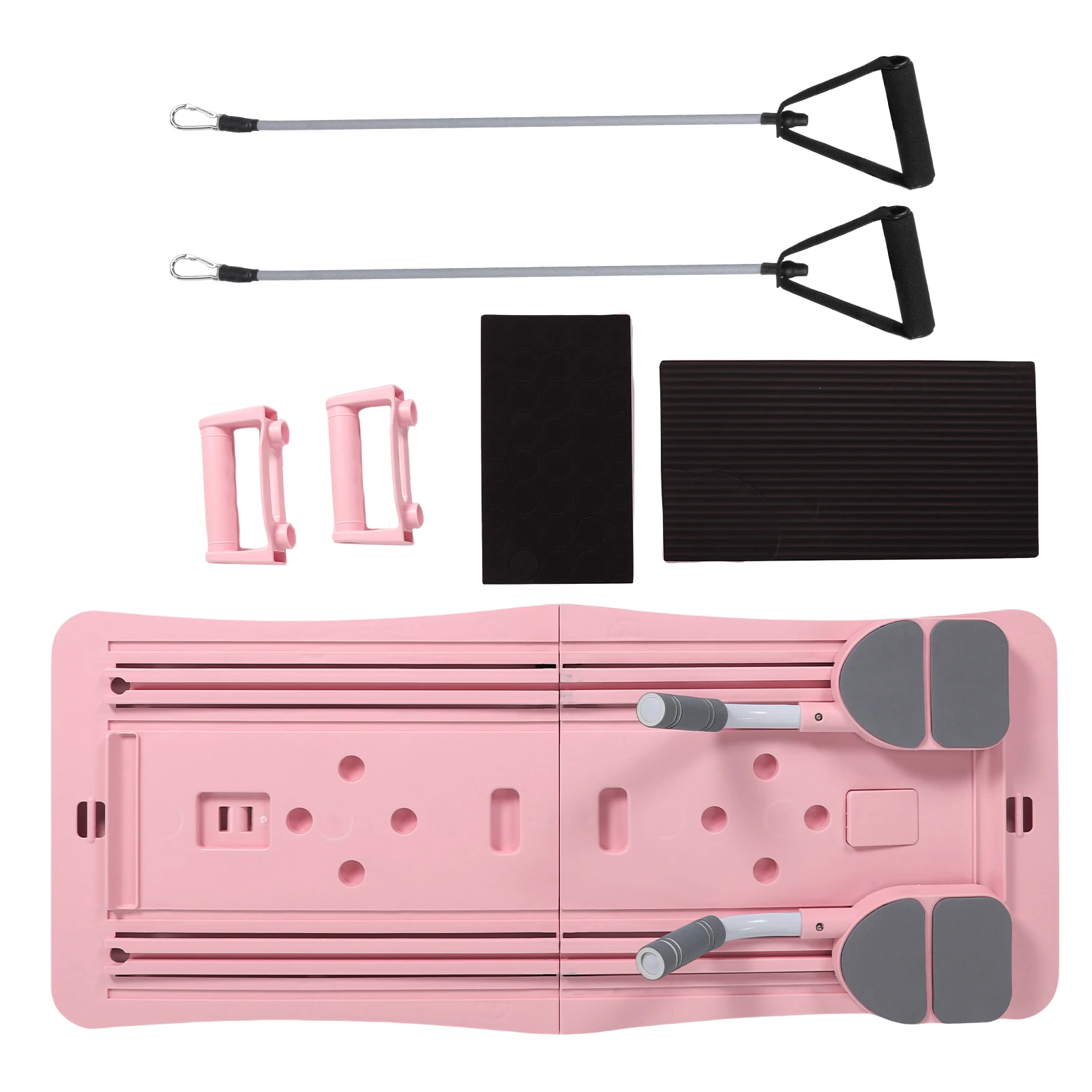 Pilatus Board Thuis Pilates Board Opvouwbaar 4-in-1 Oefenwiel Roller Oefenapparatuur voor Home Gym Workout Trainer