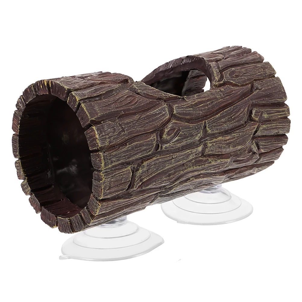 

Tall Tree Hide For Reptiles Lizard Suction Cup Shelter Resin Decor Climbing Tank Gecko Betta Habitat Ornament