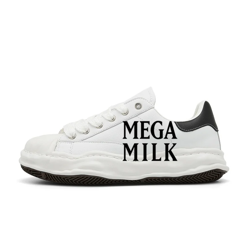 

MEGA MILKVintage Fashion Street Sneakers，The design is retro, stylish, comfortable, and versatile，Suitable for street fashion di