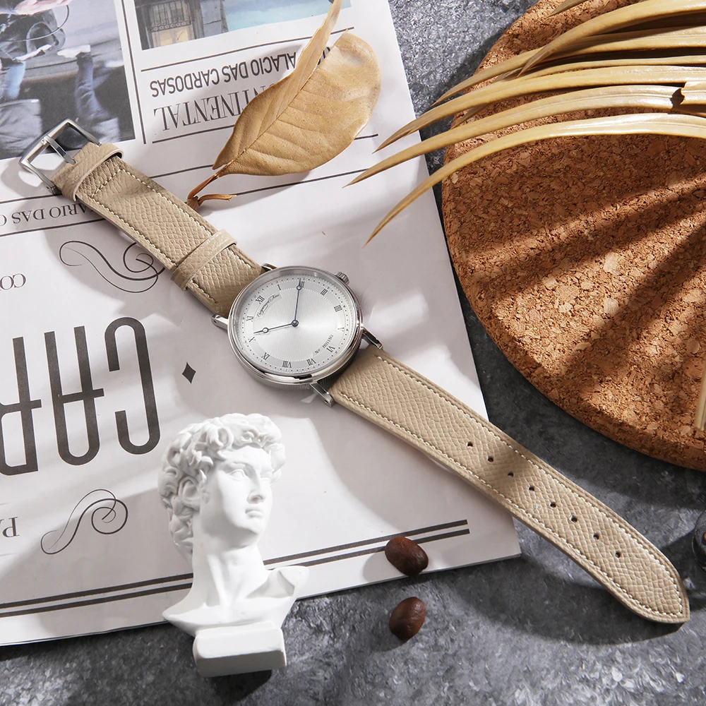 Escape Time 38.5mm Men's Quartz Watches Stainless Steel Watch Case Sapphire Mirror Waterproof Replica 5177 Dress Twatches