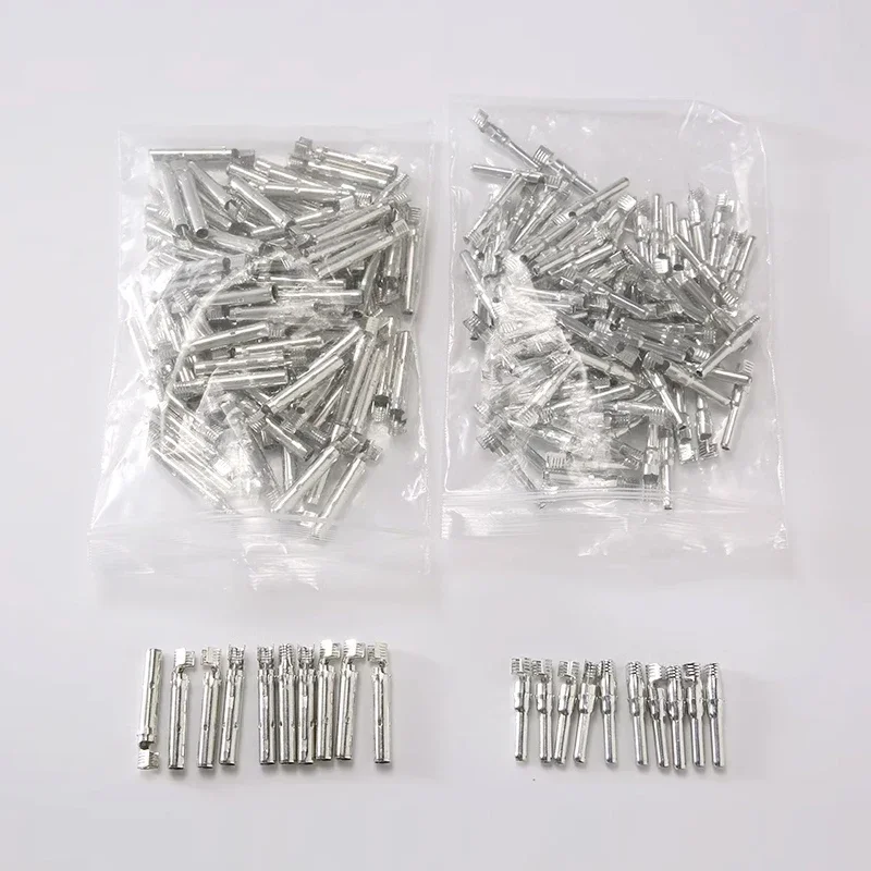 50Pairs Solar Connector Pins – Male & Female MC4-Compatible Terminals for Internal PV Cable Wiring & DIY Solar Panel Assembly