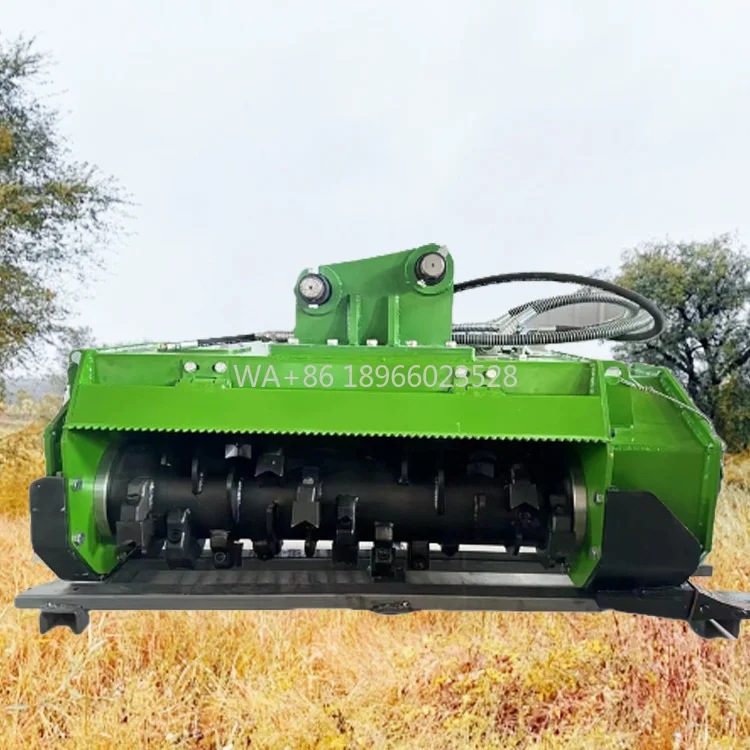 Bagger Rasenmäher Bagger Graszerkleinerer, hydraulischer Rasenmäher, Ballenbrecher