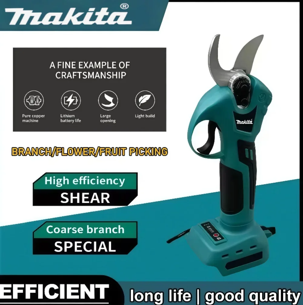 

Профессиональные беспроводные электрические ножницы-секаторы Makita для электриков, садовые ножницы, беспроводные дрели-инструменты, садовый секатор, совместимые с аккумулятором 18В