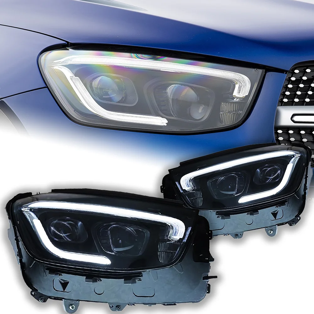 Car Lights for Benz GLC Headlight Projector Lens GLC300 X253 Signal Head Lamp GLC 250 LED Headlights Drl Automotive Accessory