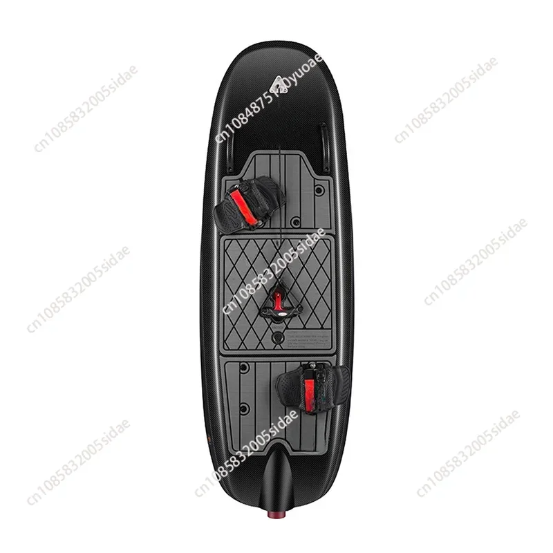 Carbon Fiber Oil-powered Electric Surfboard Water Gasoline-powered Skateboard Jet Surfing on The Water.