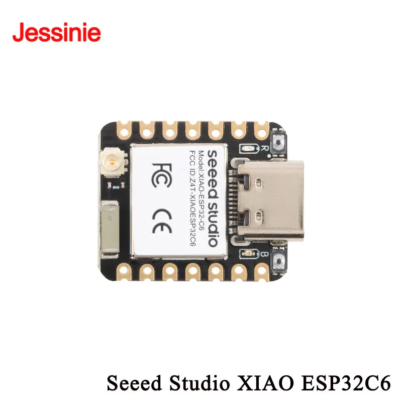 10 stks/1 st ESP32 Seeed Studio XIAO ESP32C6 WiFi 6 + Bluetooth-compatibel Ble 5 Ondersteuning Zigbee Matter Draadloze
