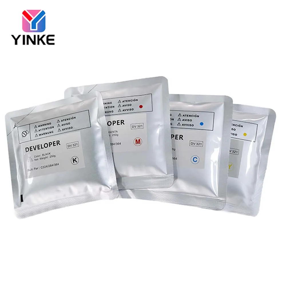 250g DV321 Developer Powder For Konica Minolta Bizhub C224 C284 C364 C 224 284 364 Japan OEM Quality High Compatible Carrier