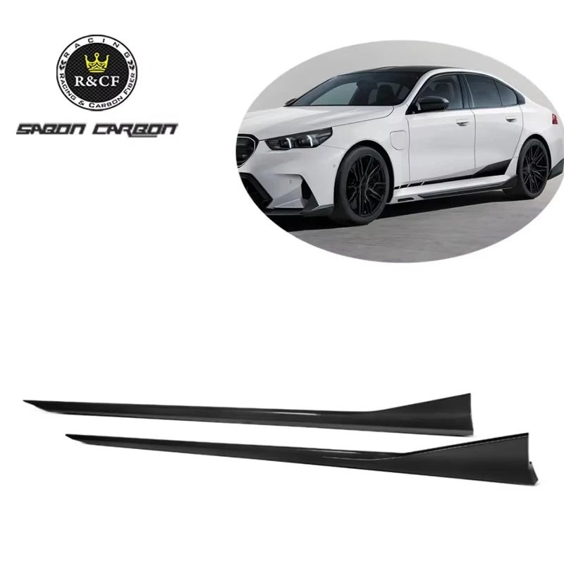 Mp Style Carbon Fiber Side Skirts for BMW G90 G99 M5 2024-25