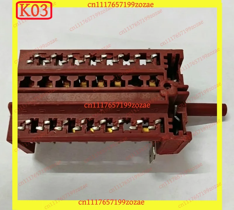 1Pcs XZ307B Rotary Function Switch 250V 16A 8‑Sections‑7‑gear Power Knob for Oven Steamer Electrical Heater Replacement Parts - view 4