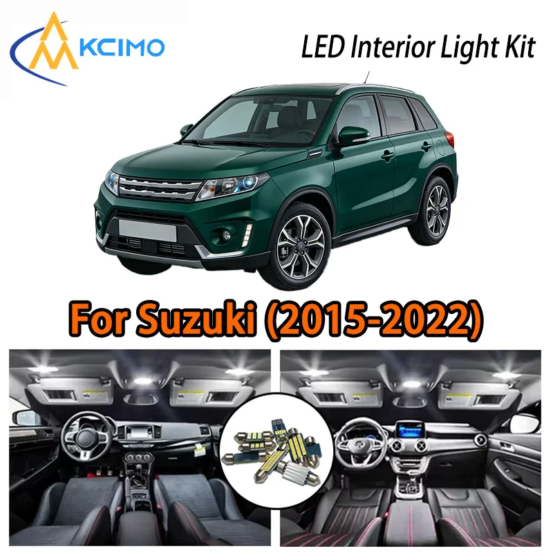 

KCIMO For Suzuki Vitara Grand Vitara MK3 (2015-2022) Premium LED Interior Kit - 2 Colors , Quick Installation, Long-Lasting