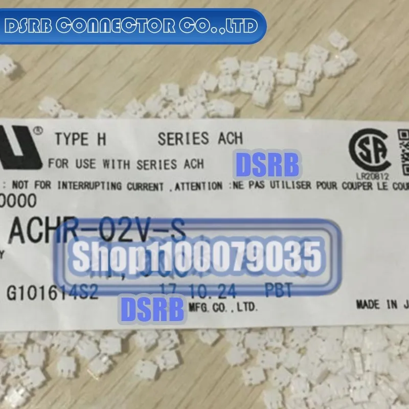 

100pcs/lot ACHR-02V-S Plastic shell 2P 1.2MM legs width 100% New and Original connector new original