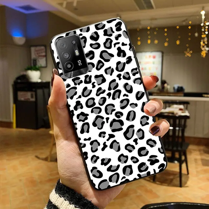 soft fundas Leopard Print Panther Phone cover For OPPO A74 A78 A98 A94 A54 A72 5G A57 A96 A53 A9 A73 2020 A53S 4G Cases coque