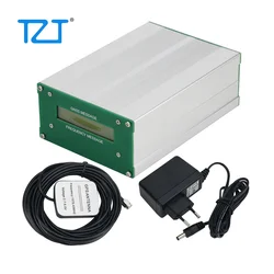 TZT GNSS GNSSDO Disciplined Oscillator Clock with LCD Display Frequency 10MHz Output Support for GALILEO/GPS+BDS/GPS+GLONASS