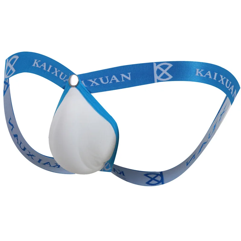 Men's thong U convex cup double-dick low-rise underwear wholesale three-dimensional hip lift cw81854