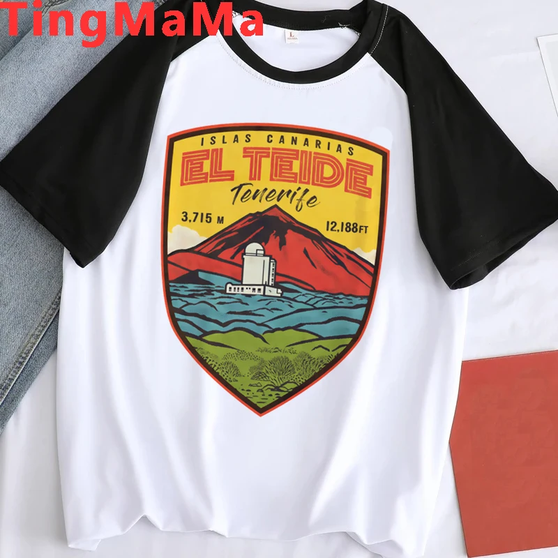 Spain Tenerife T Shirt Men Cartoon Summer Tops T-shirts 2022 Harajuku Graphic Tees Casual Hip Hop Unisex Tshirt Male