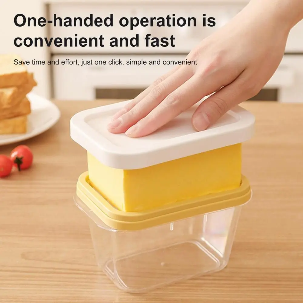 With Lid Butter Cutting Box Durable Refrigerator Fridge Storage Lid Butter Dish Box Slicers Case Kitchen Tool Cheese Slicers