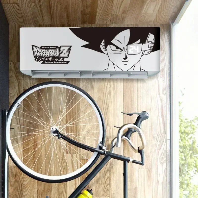 Dragon Ball Sticker Bedroom Hanging Air Conditioner Cartoon Manga Goku Creative Naruto Anime Wall Sticker Room Decoration New