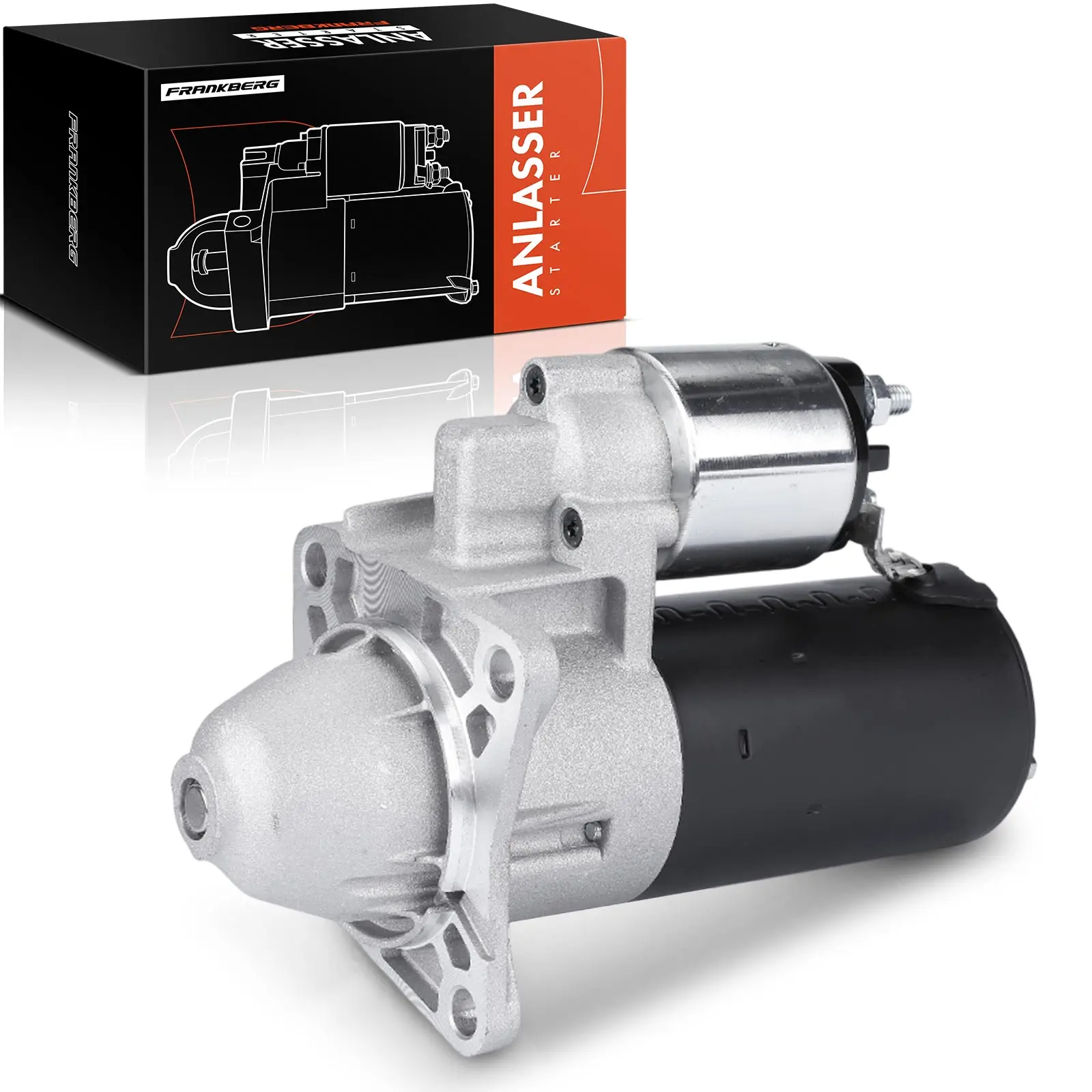 Frankberg 1x Anlasser Starter für Ford Scorpio I Stufenheck Turnier II Sierra Schrägheck Transit Bus Kasten 30760R 0001107041