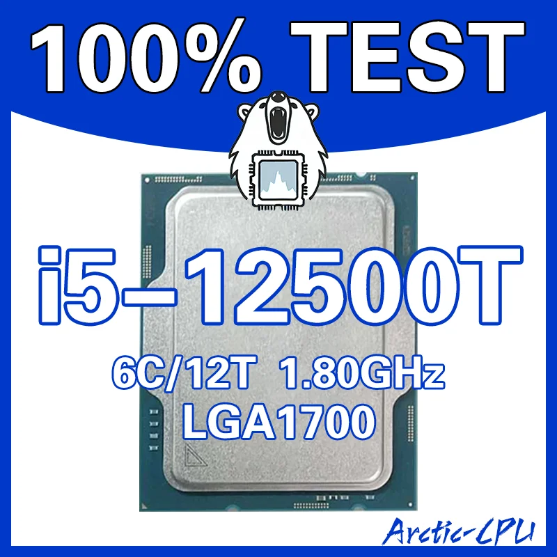 i5-12500T Arctic-CPU 100%TEST  6C/12T・1.80GHz LGA1700