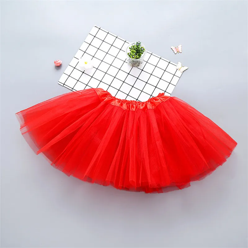 Summer Kids Baby Star Glitter Dance Tutu Skirt For Girl Sequin 3 Layers Tulle Toddler Lace Pettiskirt Children Chiffon 2-8T