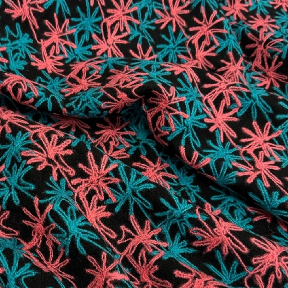 

Сине-белая шерстяная ткань для пошива одежды, платьев, модных изделий, ткань для рукоделия, продается на метры