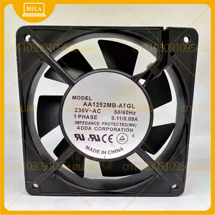 

For ADDA AA1252MB-ATGL AC 230V 0.11A 120X120X25mm Server Cooling Fan