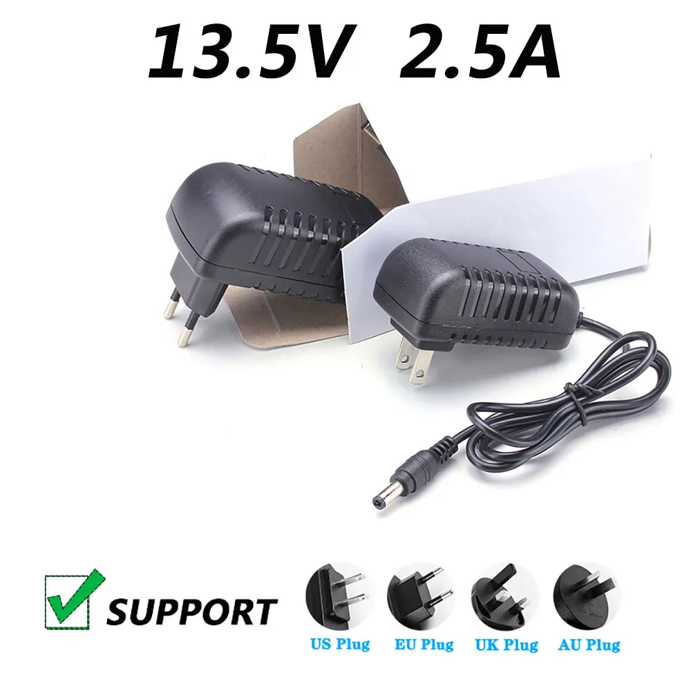 13.5V 2.5A Power Tool Charger DC L-type Orifice 3.5*1.35MM DC Regulated Lithium Battery Charger