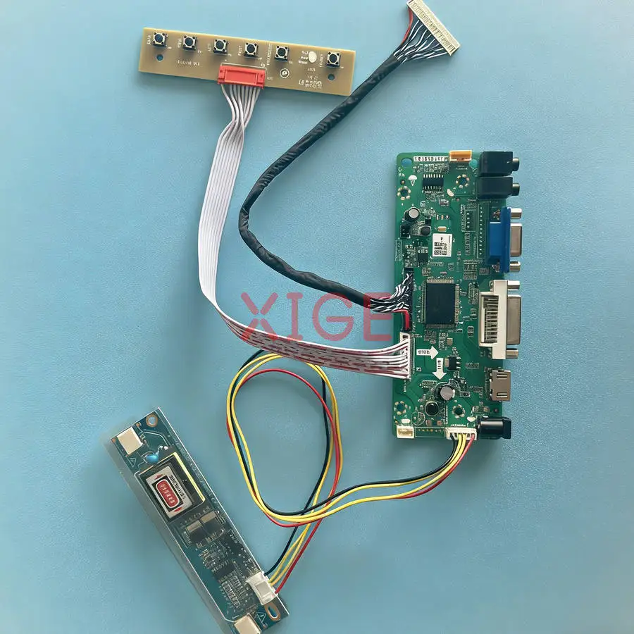 

Контроллер ЖК-матрицы B170PW07 B170PW02 N170C1 B170PW04, плата управления, DIY-комплект, 30-контактный LVDS, 1440*900, 2-CCFL, HDMI+DVI+VGA, 1440x900