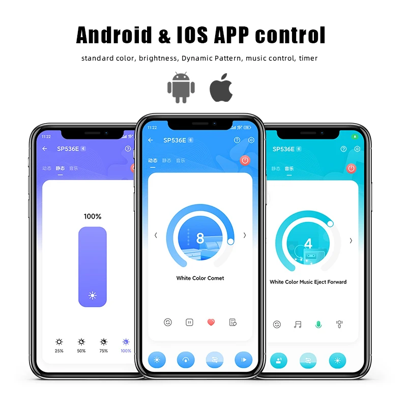 [SP536E SP537E SP538E SP539E SP53AE] DC5-24V 1-5CH signal output WiFi + Bluetooth connection LOT light controller, support voice