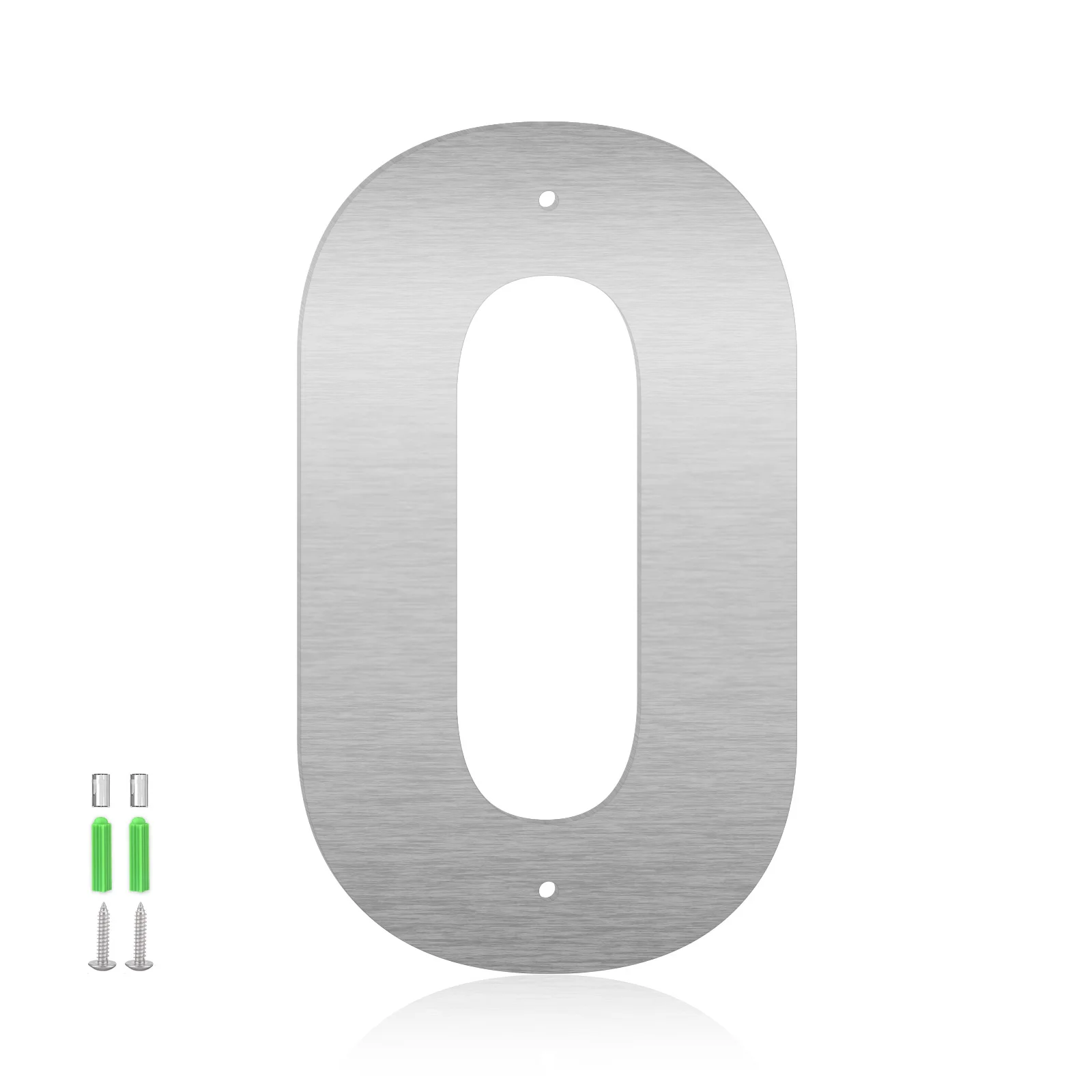 Stainless Steel Floating House Numbers 3-12 Inch Address Letters Outdoor Sign Door Mailbox Garden Apartment Storefront Gate Wall