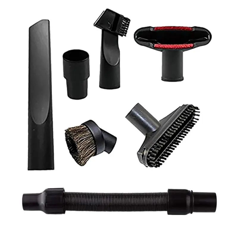 

CKFAM-Car Detailing For 1 1/4 Inch Shop Vacuum Cleaner Attachments Flexible Extension Hose Brush Nozzle Crevice Tools