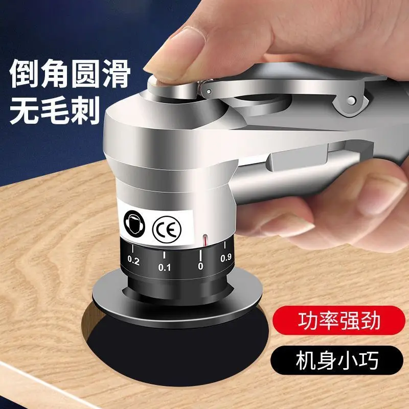 Portable Pneumatic Chamfering Machine 45 Degree Mini Handheld Deburring Tool Metal Wood Arc Edge Trimmer