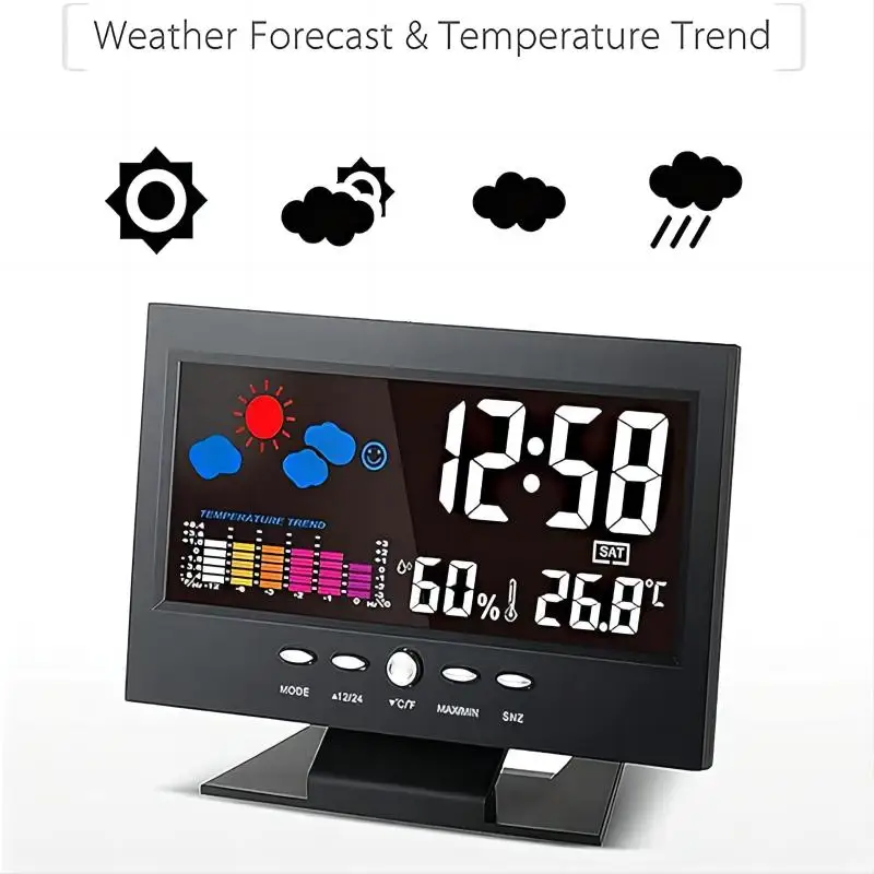 New Digital Home Indoor Temperature Humidity Meter LCD Digital Thermometer Hygrometer Sensor Gauge Weather Station