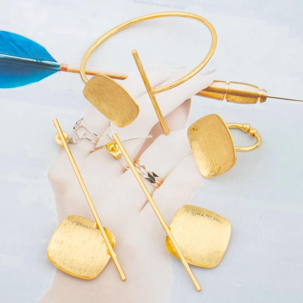 YM Gold-Plated Jewelry Set 5