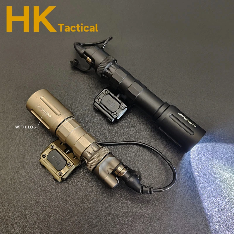 Tactical Flashlight LED1000LM Tactical High Power Weapon Scout Light Mod Button Pressure Switch Fit 20MM Rail with Original Logo