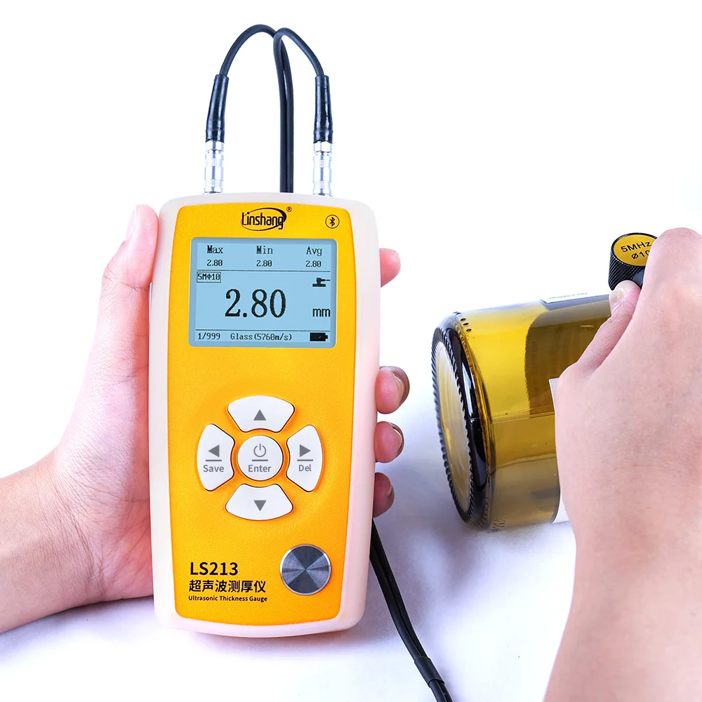 

Promotion LS213 Ultrasonic Thickness Meter Multi Probe Digital Ultrasonic Thickness Gauge for Pipe