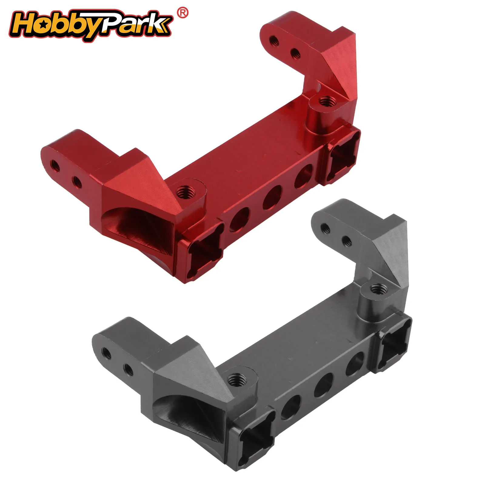 HobbyPark Rear Bumper Mounts for Traxxas TRX-4 1/10 RC Crawler Scale & Trail Truck Hop-Up Parts