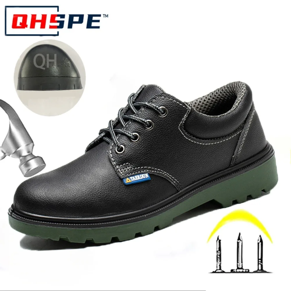 Labor Protection Shoes AntiSmashing AntiStabbing Work Shoes Steel Toe Steel Plate Safe Protective Workwear Shoes for All Seasons