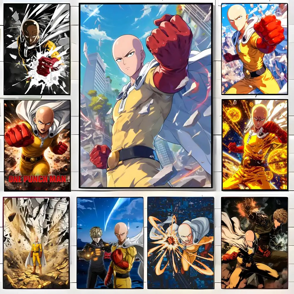 Anime O-One-Punch Man Poster Wall art print art suitable for living room bedroom bar parlor home decor gift