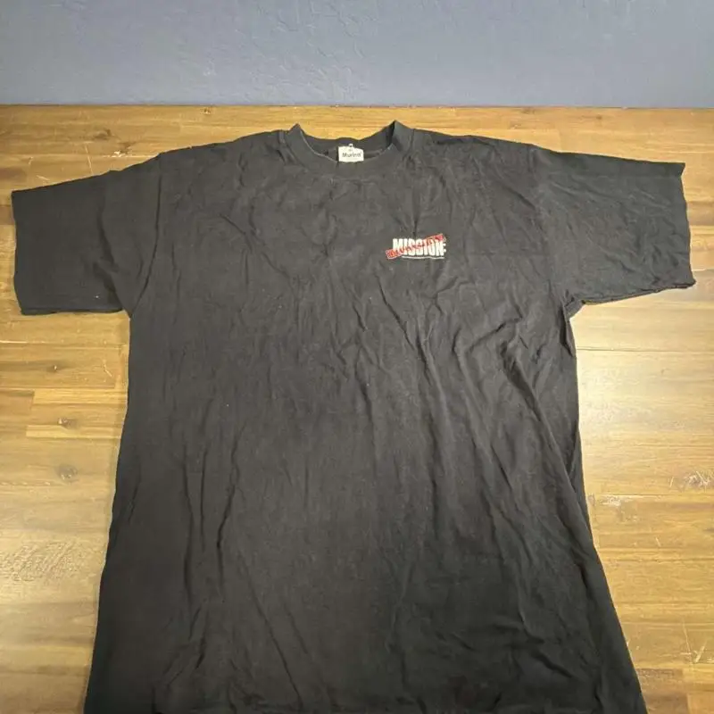 Vintage 1996 Mission Impossible Promo T-Shirt Murina Black XL 23x31