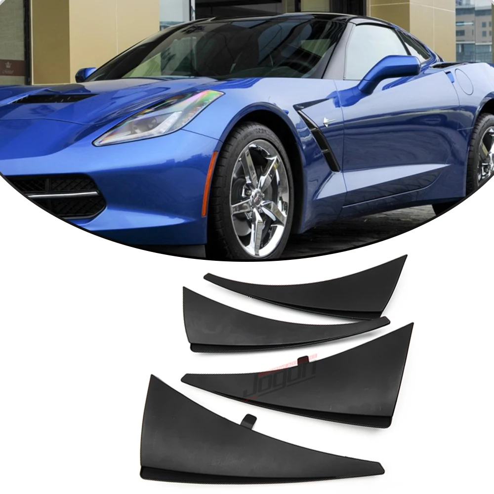 For Chevrolet Corvette C7 ZR1 Z06 2014-2018 2019 4Pcs Front Rear Mudguard Fender Mud Flap Guard Splash Mudflaps Trim Accessories