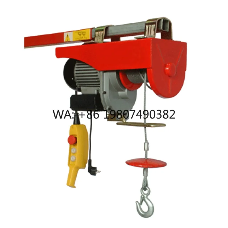 Single Phase Electric Wire Rope Hoist 1 Ton 230V 50Hz PA HGS-B Type Household Industrial Lifting Hoist