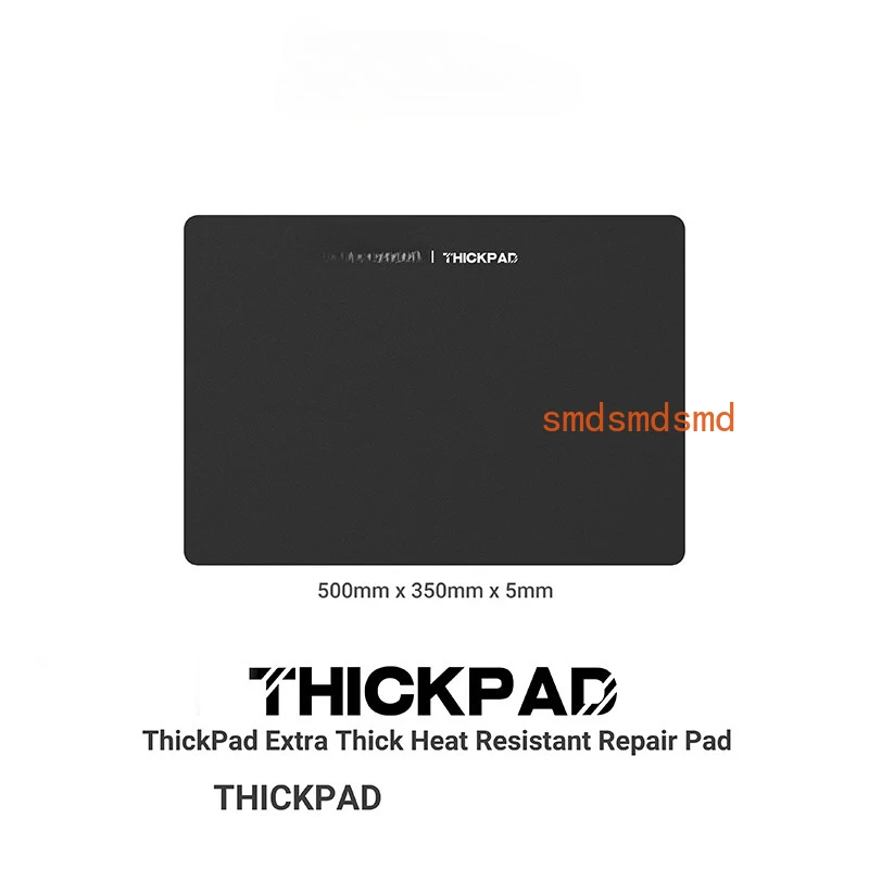 

ST86 500x350x5mm Black ThickPad Extra Thick Repair Pad Heat Resistant Anti-slip Desk Phone Repair Organization Mat