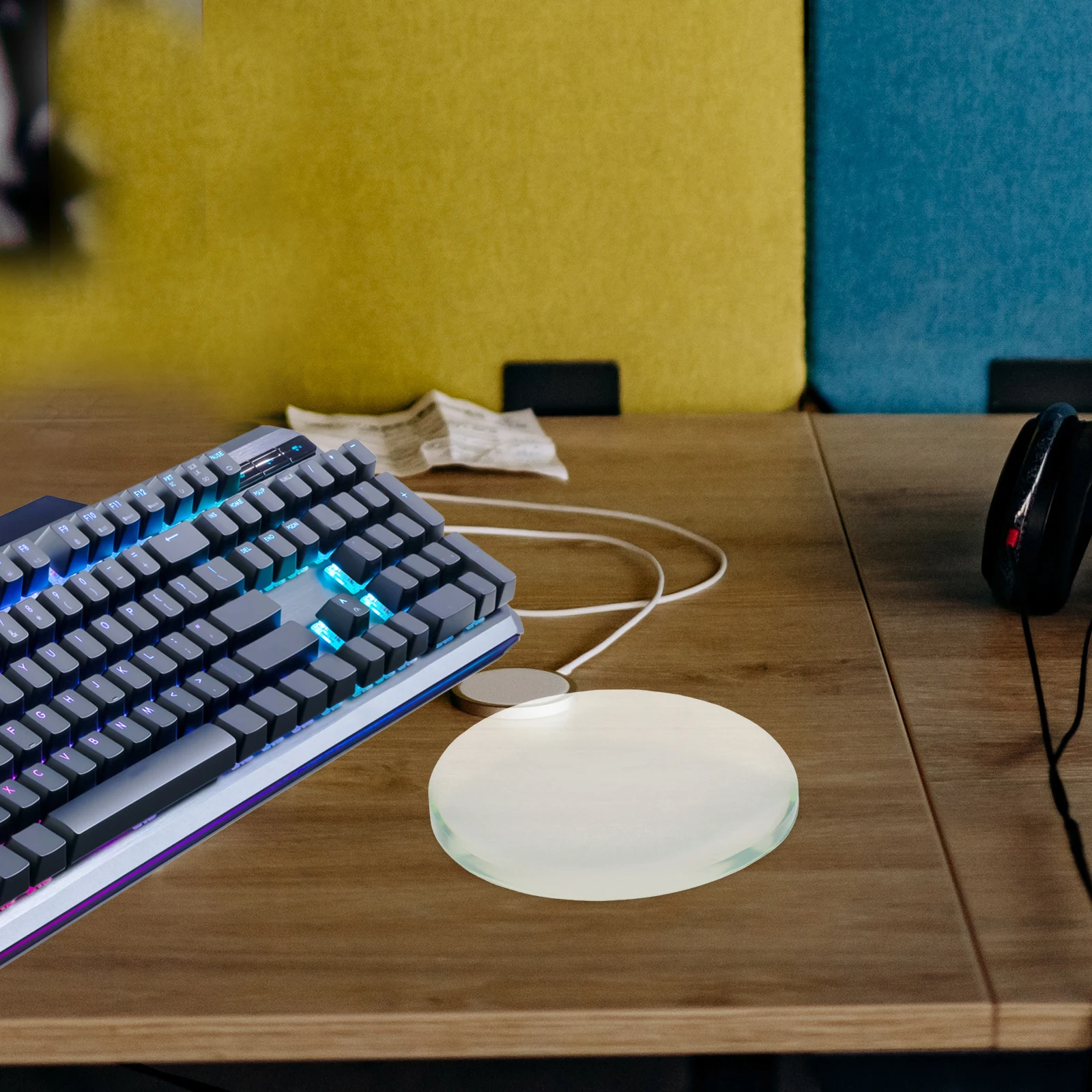 

Transparent Silicone Mouse Rest Pad Comfortable Ergonomic Support Easy Clean Gaming Computer Desk Home Office Wrist Cushion Pad